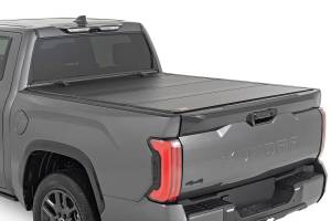 Rough Country - Hard Tri-Fold Flip Up Bed Cover - 5'7 in. - Toyota Tundra 2WD/4WD (2022-2025) | 49514551 - Image 1
