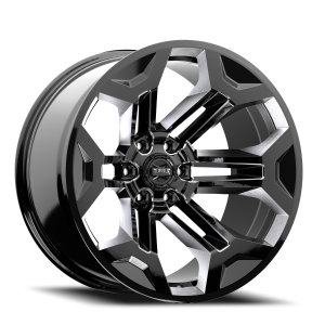 Rough Country - Torque Pulse/Gloss Black/20x9/6x5.5/-12mm | TW405C-20908333-12