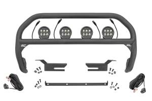 Rough Country - Rough Country - Nudge Bar - 3.5 Inch Round Led (x4) - Ford Bronco 4WD (2021-2025) | 51039 - Image 1