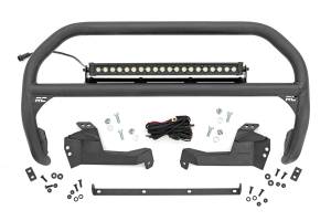 Rough Country - Nudge Bar - 20 Inch BLK DRL Single Row LED - Ford Bronco Sport 4WD (21-25) | 51042
