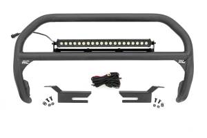 Rough Country - Nudge Bar - 20 Inch Black Single Row LED - Ford Bronco 4WD (2021-2025) | 51046