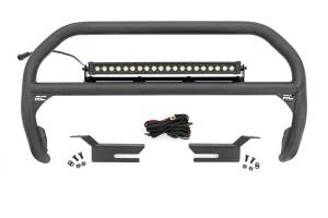 Rough Country - Nudge Bar - 20 Inch BLK DRL Single Row LED - Ford Bronco 4WD (2021-2025) | 51047