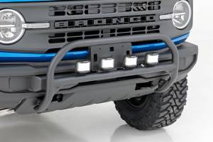 Rough Country - Rough Country - Nudge Bar - 4 Inch Round Led (x4) - Ford Bronco 4WD (2021-2025) | 51049 - Image 2