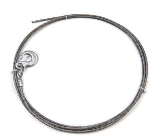 WIRE ROPE ASSEMBLY 1/4 Inch Diameter x 25 Foot Length | 24889