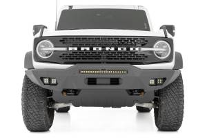 Rough Country - Rough Country - Front Bumper - Modular - Full Wings - DRL - Ford Bronco 4WD (2021-2025) | 51074 - Image 2