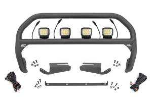 Rough Country - Nudge Bar - 3 Inch Wide Angle Led (x4) - Oe Modular Steel - Ford Bronco (21-25) | 51105
