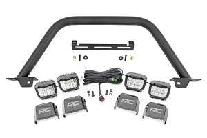Rough Country - Safari Bar - 3 in. OSRAM (Quad) - Wide - OE Modular Steel - Ford Bronco (21-25) | 51115