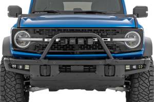 Rough Country - Rough Country - Safari Bar - 3 in. OSRAM (Quad) - Wide - OE Modular Steel - Ford Bronco (21-25) | 51115 - Image 3