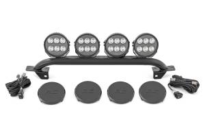 Rough Country - Rough Country - Light Bar Mount - 6.5 Inch Round LED (Quad) - OE Modular Steel - Ford Bronco (21-25) | 51137 - Image 5