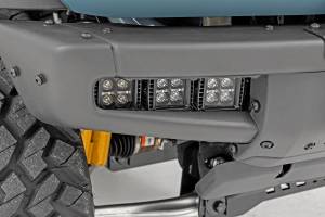 Rough Country - Rough Country - LED Light Kit - Fog Mount - Triple 2 in. Black Pair - Spot/Flood - Ford Bronco (21-25) | 51140 - Image 2
