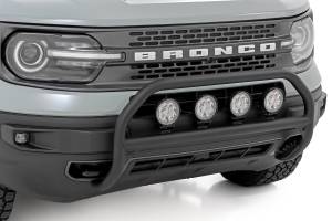 Rough Country - Rough Country - Nudge Bar - w/ Tow Hooks - 20 Inch BLK DRL Single Row LED - Ford Bronco Sport (21-24) - 51156 - Image 2