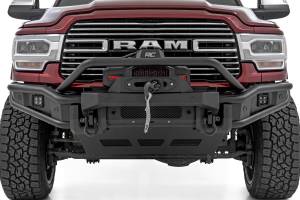 Rough Country - Rough Country - Front Bumper - Tubular -Winch Mount - Ram 2500/3500 2WD/4WD (2019-2026) - 51212W - Image 3