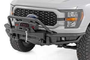 Rough Country - Front Bumper - Tubular -Winch Mount - Ford F-150 2WD/4WD (2021-2023) | 51216W