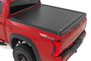Rough Country - Powered Retractable Bed Cover - 5'7 in. Bed - Toyota Tundra 2WD/4WD (2022-2025) | 51514551