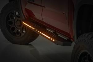 Rough Country - AC2 Running Boards - Amber/White - CrewMax - Toyota Tundra 2WD/4WD (22-26) - 57008 - Image 2