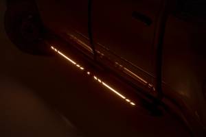 Rough Country - Rough Country - AC2 Running Boards - Amber/White - Crew Cab - Ram 1500/2500/3500 2WD/4WD (2010-2025 & Classic) - 57009 - Image 3