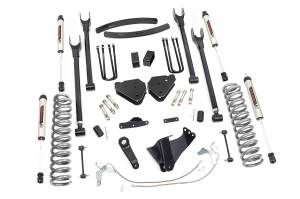Rough Country - 6 Inch Lift Kit - Gas - 4 Link - V2 - Ford F-250/F-350 Super Duty 4WD (08-10) | 58870