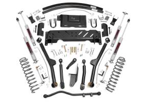 Rough Country - Rough Country - 4.5 Inch Lift Kit - Long Arm - AAL - NP242 - Jeep Cherokee XJ 4WD (1984-2001) | 61622 - Image 1