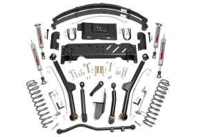 Rough Country - Rough Country - 4.5 Inch Lift Kit - Long Arm - RR Leaf's - NP242 - Jeep Cherokee XJ 4WD (84-01) | 61722 - Image 2
