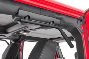 Rough Country - Rough Country - Grab Handles - Steel - FR & RR - Black - Jeep Wrangler JK/Wrangler Unlimited (07-18) | 6503 - Image 4