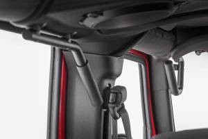 Rough Country - Rough Country - Grab Handles - Steel - FR & RR - Black - Jeep Wrangler JK/Wrangler Unlimited (07-18) | 6503 - Image 5