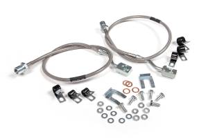 BDS Front Brake Line Set | Stainless Steel Braided | 6 Inch Lift | 2011-2026 Chevy Silverado & GMC Sierra 2500HD/3500HD