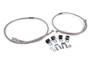 BDS Front Brake Line Set | Stainless Steel Braided | 4-8 Inch Lift | Ram 2500 (2014-2023) & Ram 3500 (2013-2023) 4WD