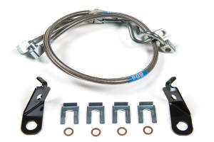 BDS Front Brake Line Set | Stainless Steel Braided | 4-8 Inch Lift | 2011-2015 Ford F250/F350 Super Duty 4WD
