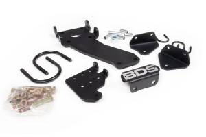 BDS Dual Steering Stabilizer Mounting Kit | 2008-2013 Dodge Ram 2500 & 2008-2012 Ram 3500 4WD | T-Style Steering