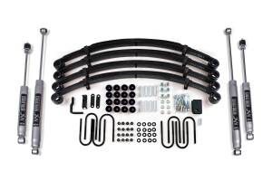 BDS 2 Inch Lift Kit | Glide-Ride Leaf Springs w/ NX2 Nitro Shocks | 1987-1995 Jeep Wrangler YJ
