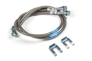 BDS Rear Brake Line | Stainless Steel Braided | Fits 4-8 Inch Lift | 2011-2015 Ford F250/F350 Super Duty 4WD