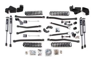 BDS Suspension - BDS 4 Inch Long Arm Lift Kit | Jeep Wrangler JK (2007-2018) 2-Door | FOX 2.0 Performance Series | w/ Fixed Sway Bar Links - Image 2