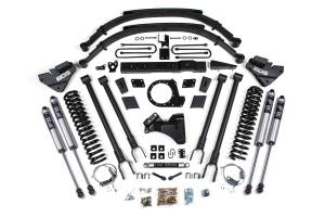 BDS Suspension - BDS 8 Inch 4-Link Conversion Lift Kit | Ford F250/F350 Super Duty (2017-2019) 4WD Diesel | w/ FOX 2.0 Performance Series Shocks - Image 2