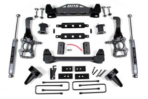 BDS 6 Inch Lift Kit | 2014 Ford F150 2WD | 5 Inch Block Kit w/ NX2 Nitro Series Shocks