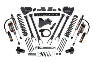 BDS Suspension - BDS 7 Inch Lift Kit w/ 4-Link | Ford F250/F350 Super Duty (2020-2022) 4WD Diesel | FOX 2.5 Performance Elite Shocks - Image 2