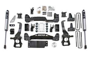BDS Suspension - BDS 4 Inch Lift Kit | 2014 Ford F-150 4WD | 4 Inch Block Kit w/ FOX 2.0 Performance Series Shocks - Image 2