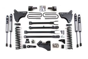 BDS Suspension - BDS 6 Inch Lift Kit w/ 4-Link | Ford F250/F350 Super Duty (2008-2010) 4WD Gas | Block Kit w/ Factory Overload | FOX 2.0 Performance Series - Image 2