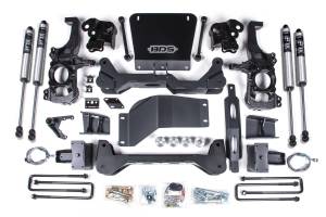 BDS Suspension - BDS 5 Inch Lift Kit | Chevy Silverado/GMC Sierra 2500HD/3500HD (2020-2026) 4WD | Block Kit Without Factory Overload | FOX 2.0 Performance Series - Image 2