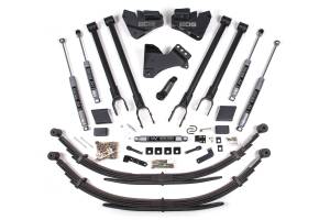 BDS Suspension - BDS 5 Inch Lift Kit w/ 4-Link | Ford F250/F350 Super Duty (2020-2022) 4WD Diesel | Leaf Springs | NX2 Nitro Series - Image 2
