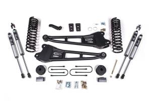 BDS Suspension - BDS 4 Inch Lift Kit w/ Radius Arm | 2013-2018 Ram 3500 4WD Diesel w/ Rear Air Ride | FOX 2.0 Performance Series Shocks - Image 2