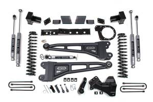BDS 7 Inch Radius Arm Lift Kit | Ford F250/F350 Super Duty Diesel (2020-2022) 4WD | 6 Inch Block Kit | FOX 2.0 Performance Series