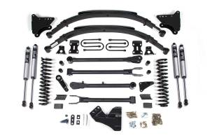 BDS Suspension - BDS 4 Inch Lift Kit w/ 4-Link | Ford F250/F350 Super Duty (2008-2010) 4WD Diesel | Rear Leaf Springs | FOX 2.0 Performance Series - Image 2