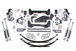 BDS Suspension - BDS 6 Inch Lift Kit | 1988-1998 Chevy/GMC K1500/K2500 6 Lug 4WD | Glide-Ride Leaf Springs | NX2 Nitro Series - Image 2