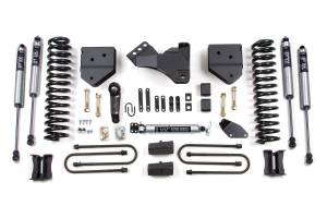 BDS Suspension - BDS 4 Inch Lift Kit | Ford F250/F350 Super Duty (2005-2007) 4WD Diesel | Block Kit Without Factory Overload | FOX 2.0 Performance Series - Image 2