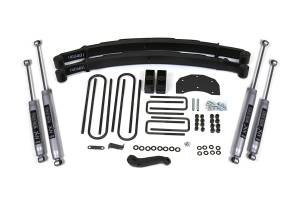 BDS 4 Inch Lift Kit | 1980-1996 Ford F350 Monobeam 4WD | w/ FOX 2.0 Performance Series Shocks