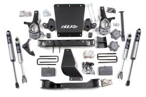 BDS Suspension - BDS 4.5 Inch Lift Kit | 1999-2006 Chevy Silverado / GMC Sierra 1500 4WD | 5 Inch Block Kit | FOX 2.0 Performance Series Shocks - Image 2