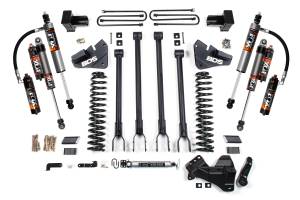 BDS Suspension - BDS 4 Inch Lift Kit w/ 4-Link | Ford F350 Super Duty DRW 4WD Gas (2017-2019) | FOX 2.5 Performance Elite Shocks - Image 2
