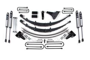 BDS Suspension - BDS 6 Inch Lift Kit | 1999-2004 Ford F250/F350 Super Duty 4WD | Radius U-Bolts | Block Kit w/o Factory Overload | FOX 2.0 Performance Series - Image 2