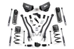 BDS 4 Inch Lift Kit w/ 4-Link | Ram 2500 (2014-2018) 4WD Gas | NX2 Nitro Series Shocks