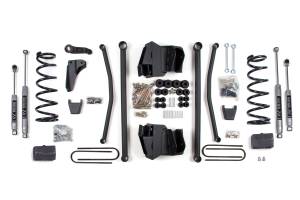 BDS 4 Inch Long Arm Lift Kit | Dodge Ram 2500 Power Wagon 2009-2013 4WD Gas | Block Kit | 3-1/2 Inch Axle | NX2 Nitro Series